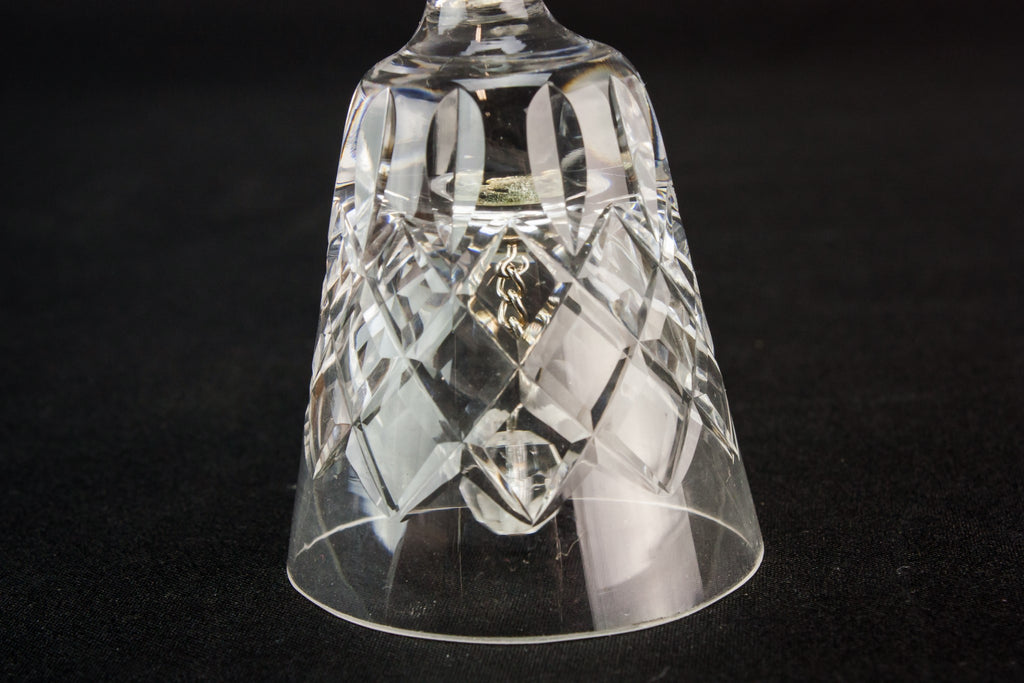 Cut glass bell