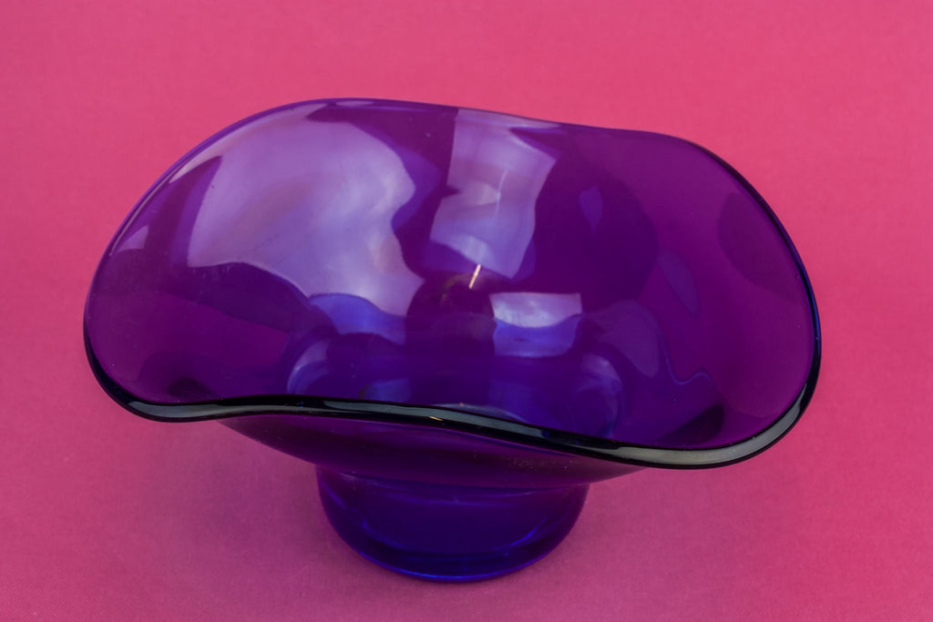 Modernist glass bowl