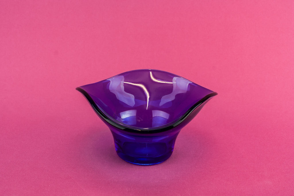 Modernist glass bowl