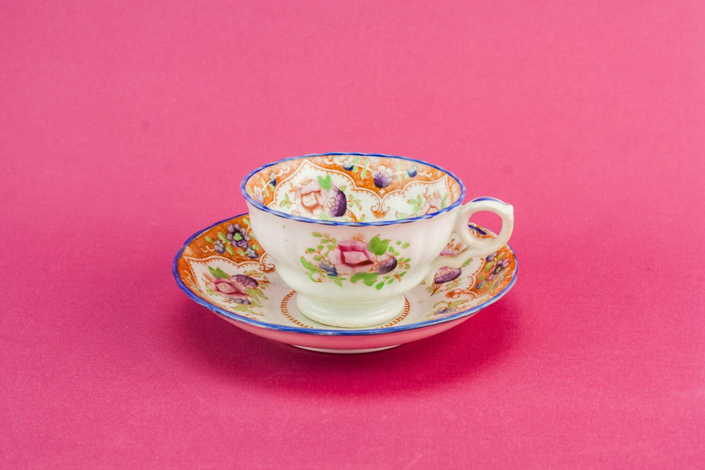 High Victorian pottery teacup