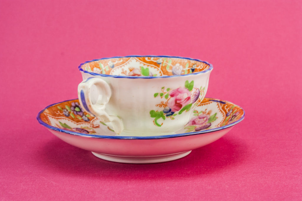 High Victorian pottery teacup