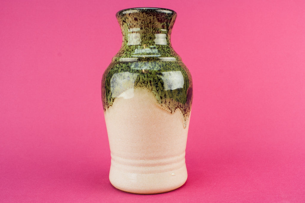 Mottled lava vase
