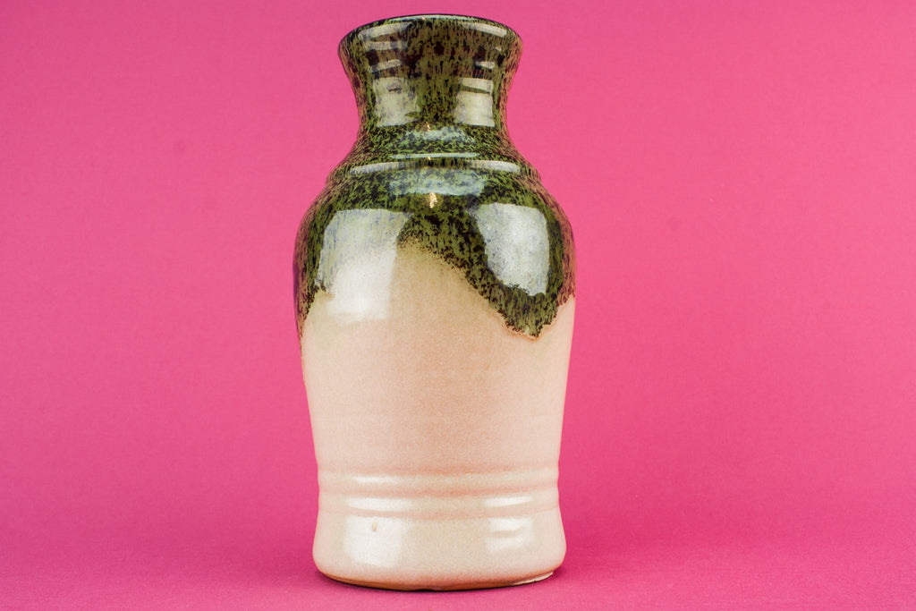 Mottled lava vase