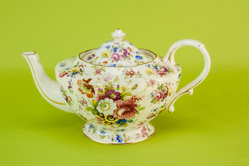 Floral tea set trio