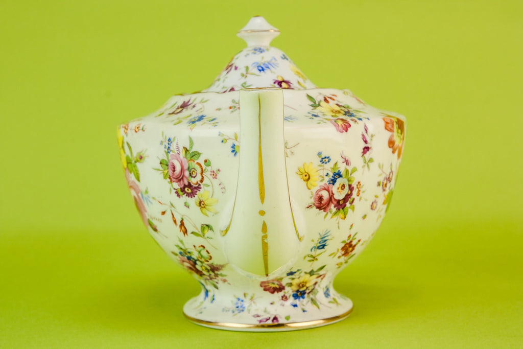 Floral tea set trio