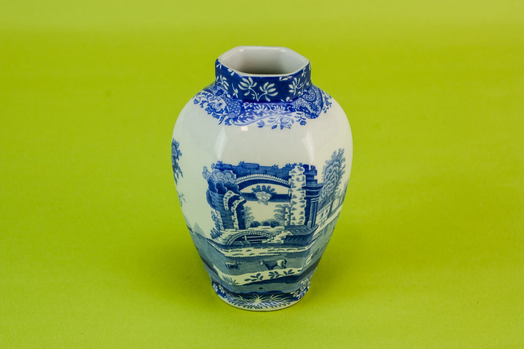 Small hexagonal baluster vase