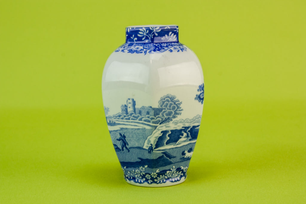 Small hexagonal baluster vase