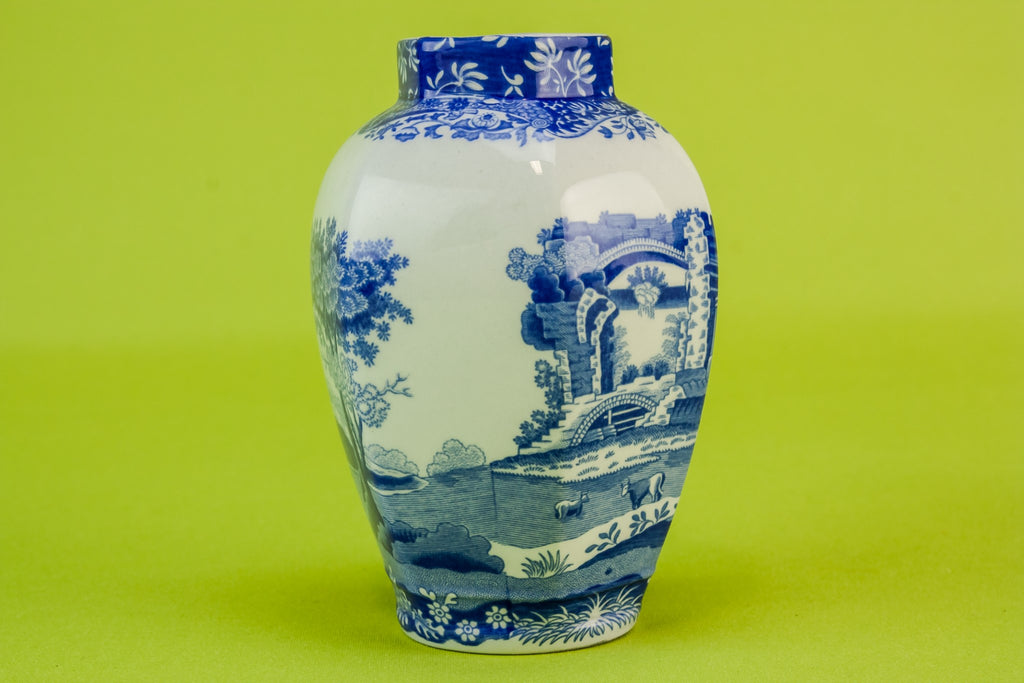 Small hexagonal baluster vase