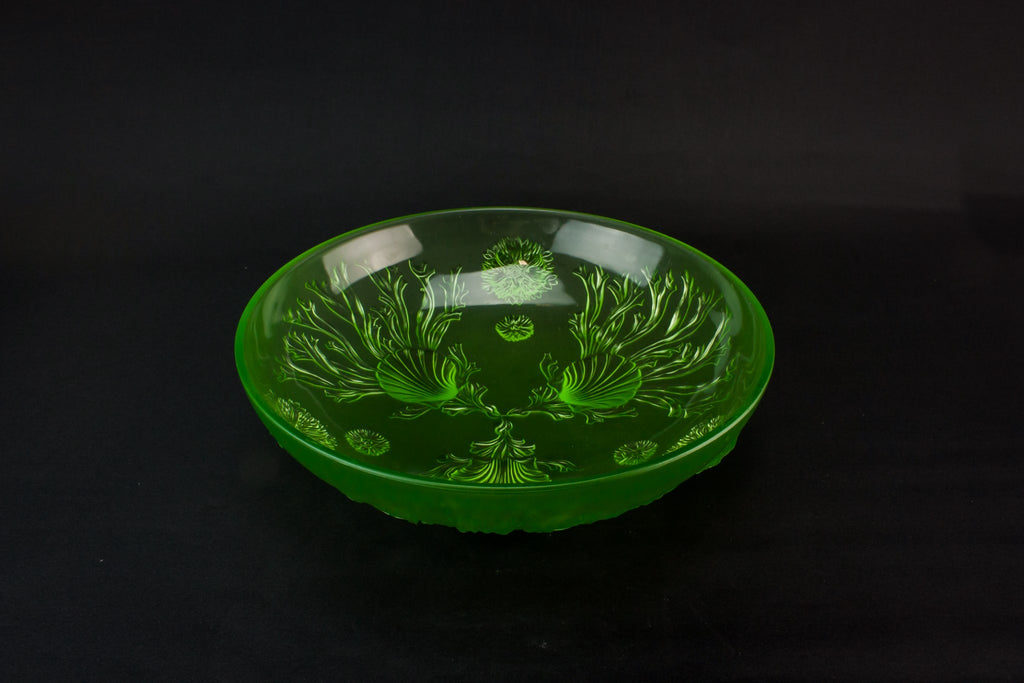 Modernist glass bowl