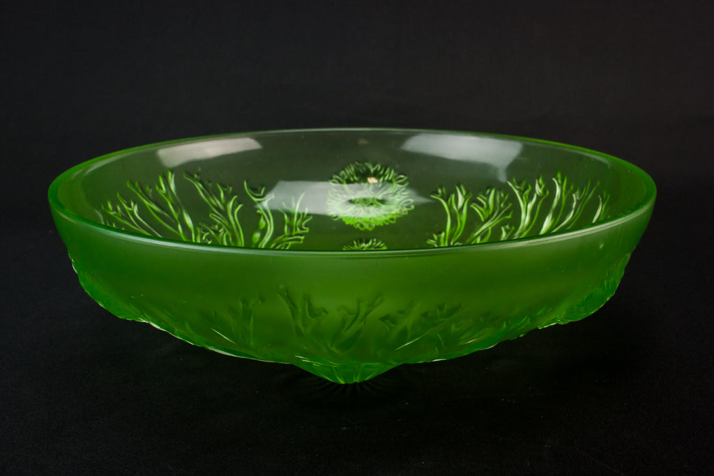 Modernist glass bowl