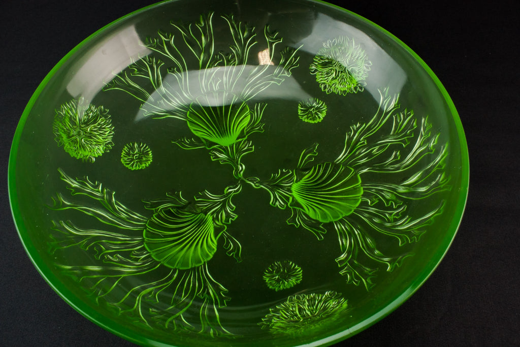 Modernist glass bowl