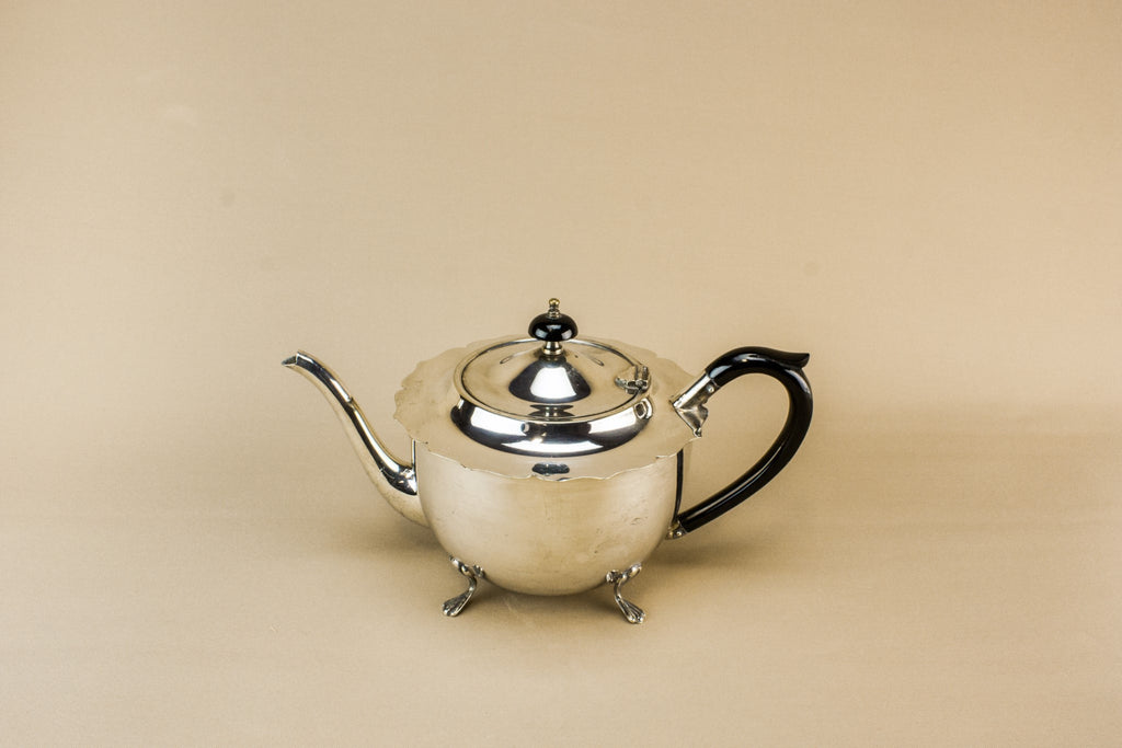 Silver plated teapot
