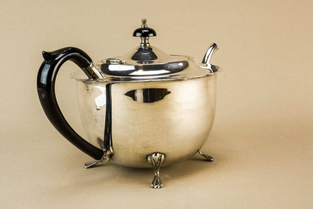 Silver plated teapot