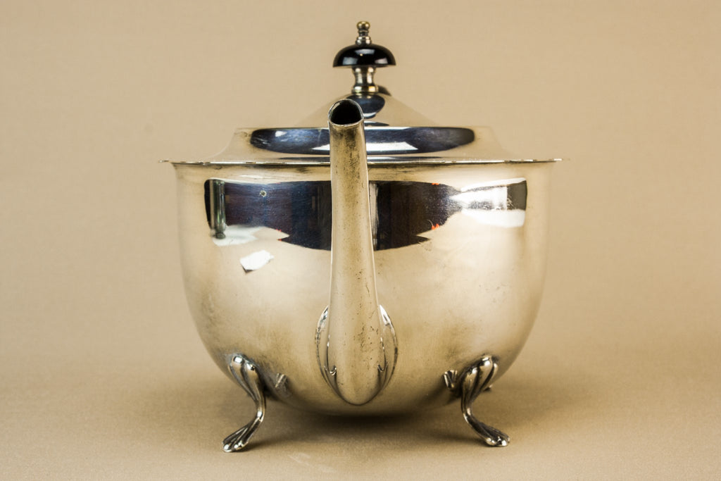 Silver plated teapot
