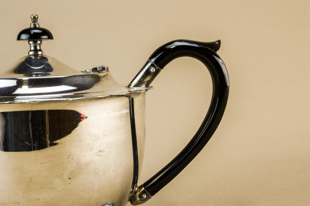 Silver plated teapot