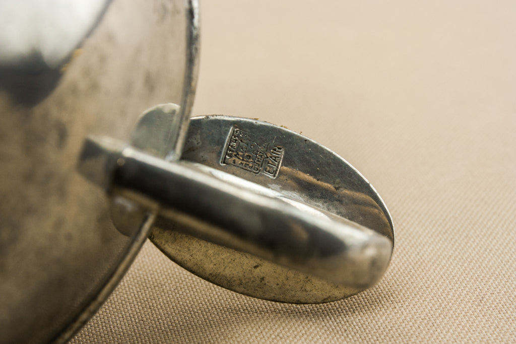 Pewter wine decanter funnel