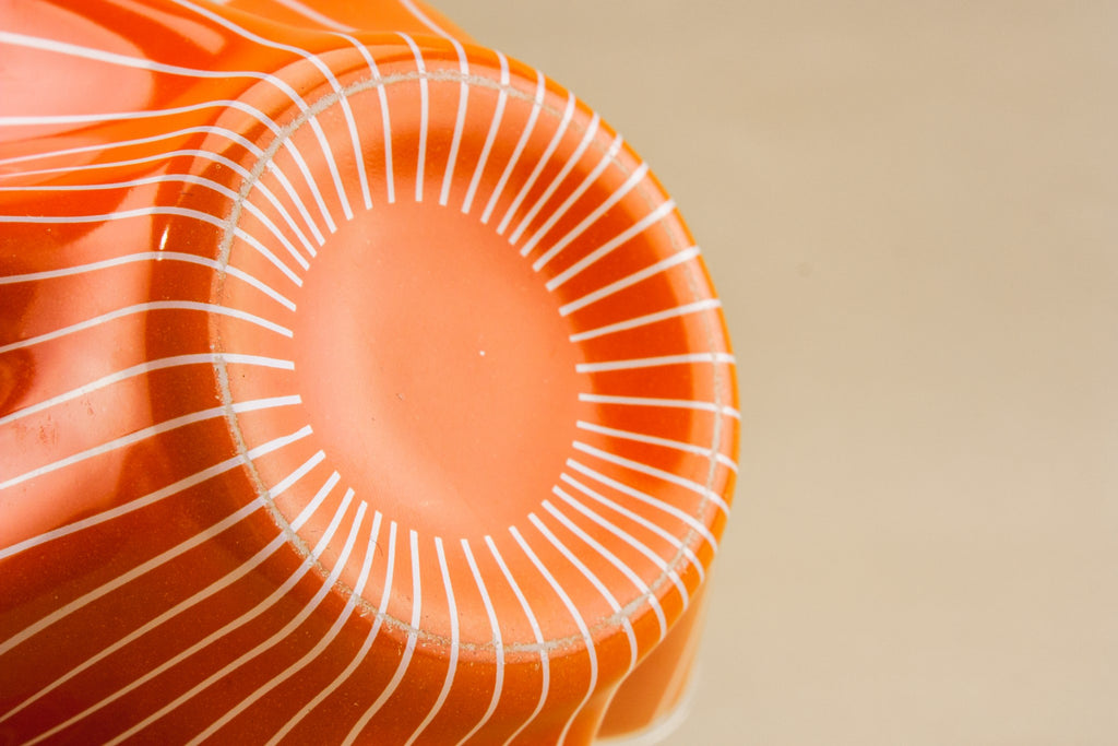 Modernist glass bowl