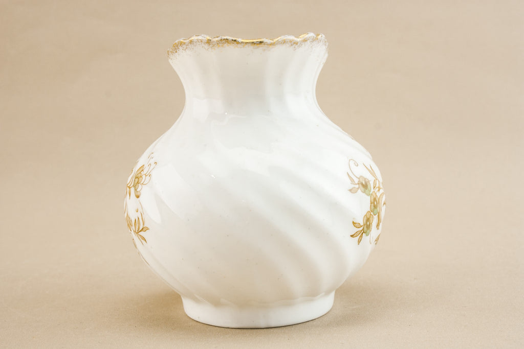 White bone china creamer