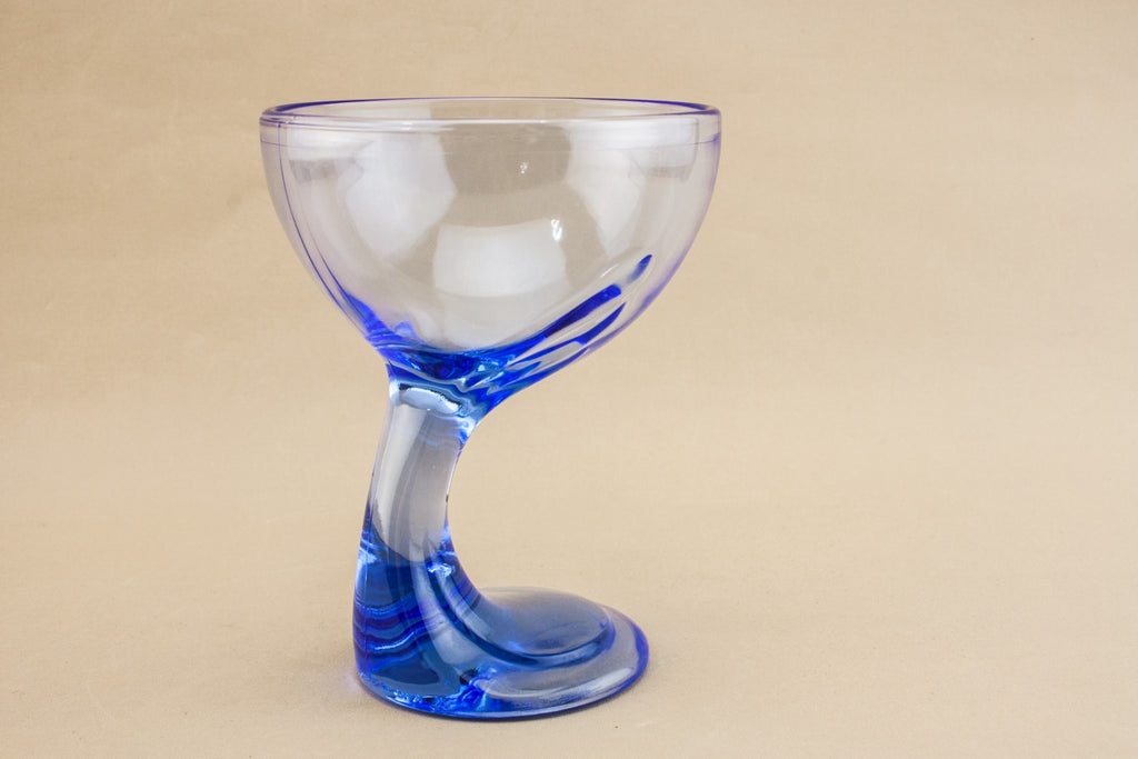 6 glass dessert stem bowls