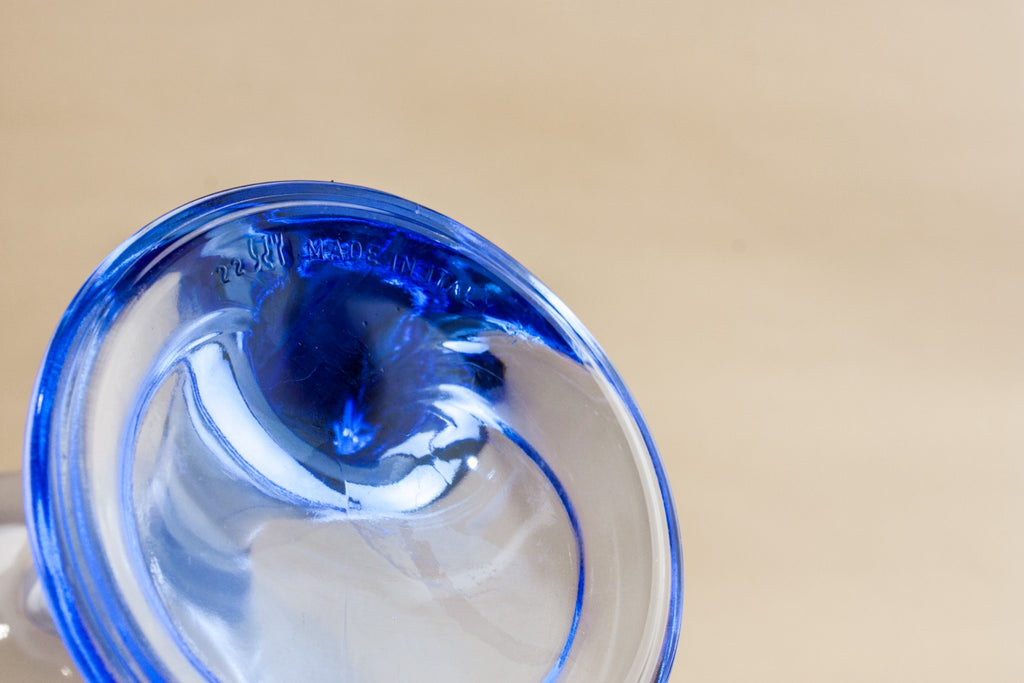 6 glass dessert stem bowls