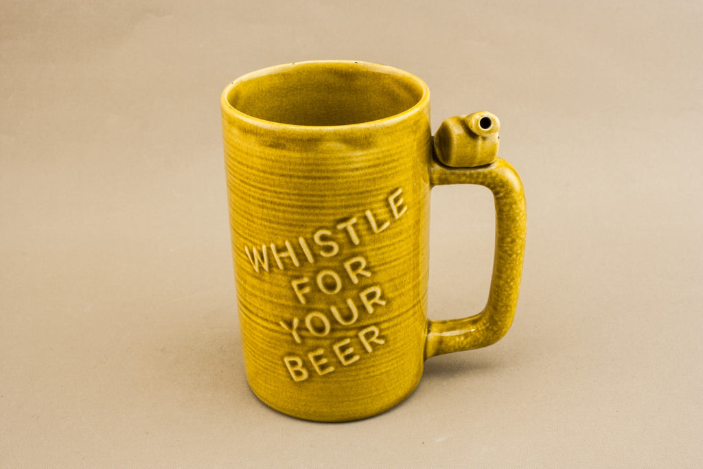 Whistle beer mug
