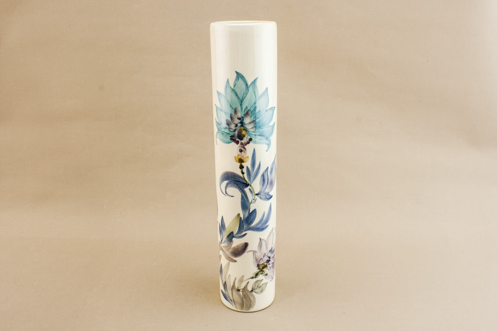 Tall thin pottery vase