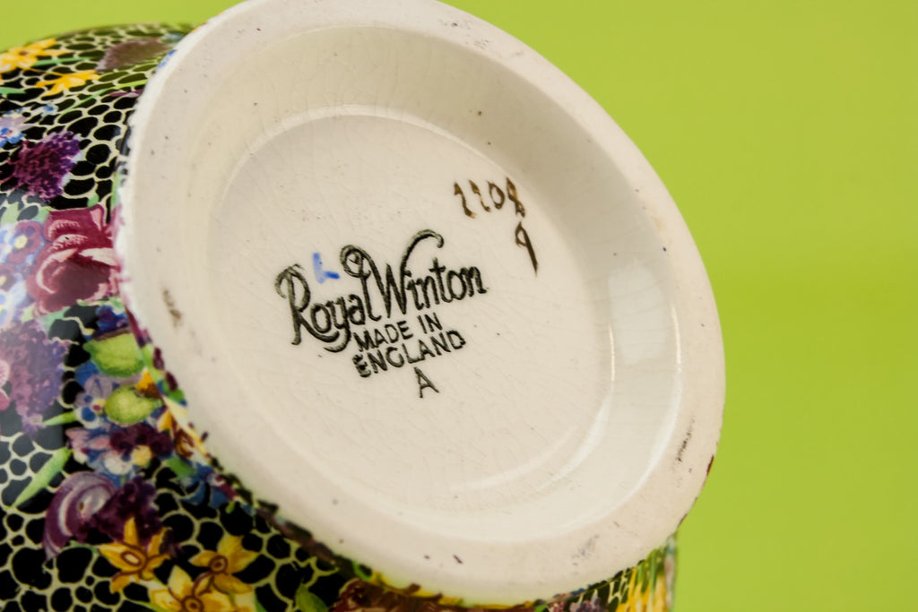 Chintz sugar bowl