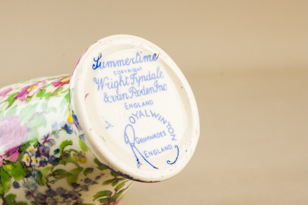 Small chintz vase