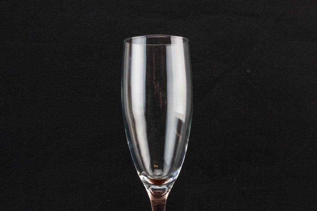 8 large champagne flutes