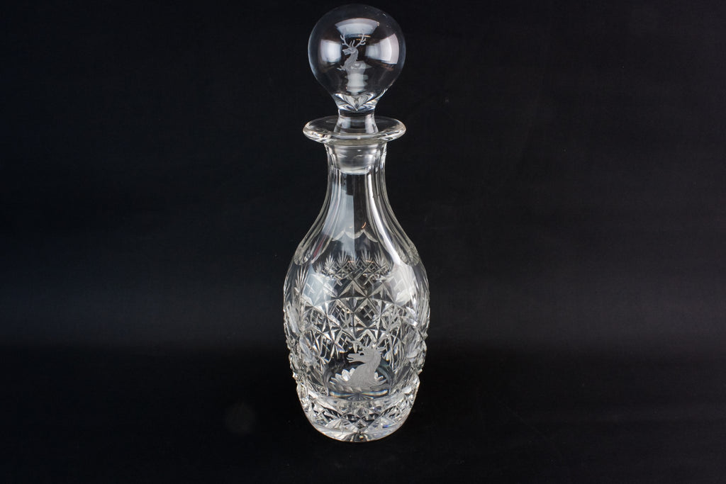 Sherry cut glass decanter