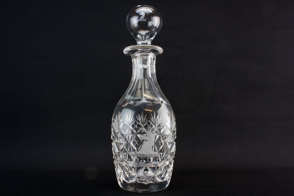 Sherry cut glass decanter
