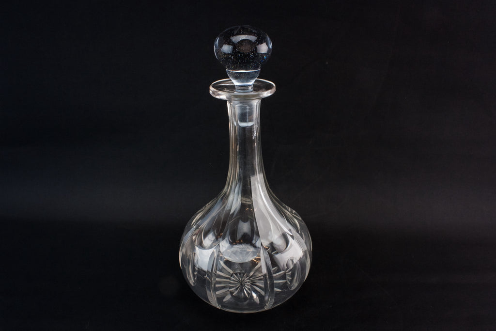 Port cut glass decanter