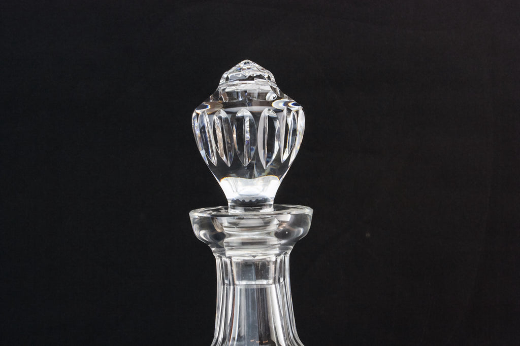 Port cut glass decanter