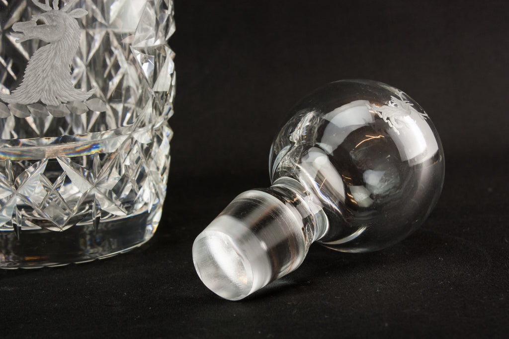 Sherry cut glass decanter
