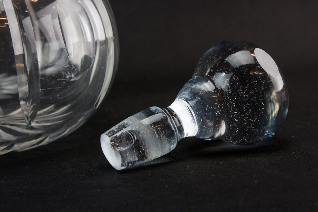 Port cut glass decanter