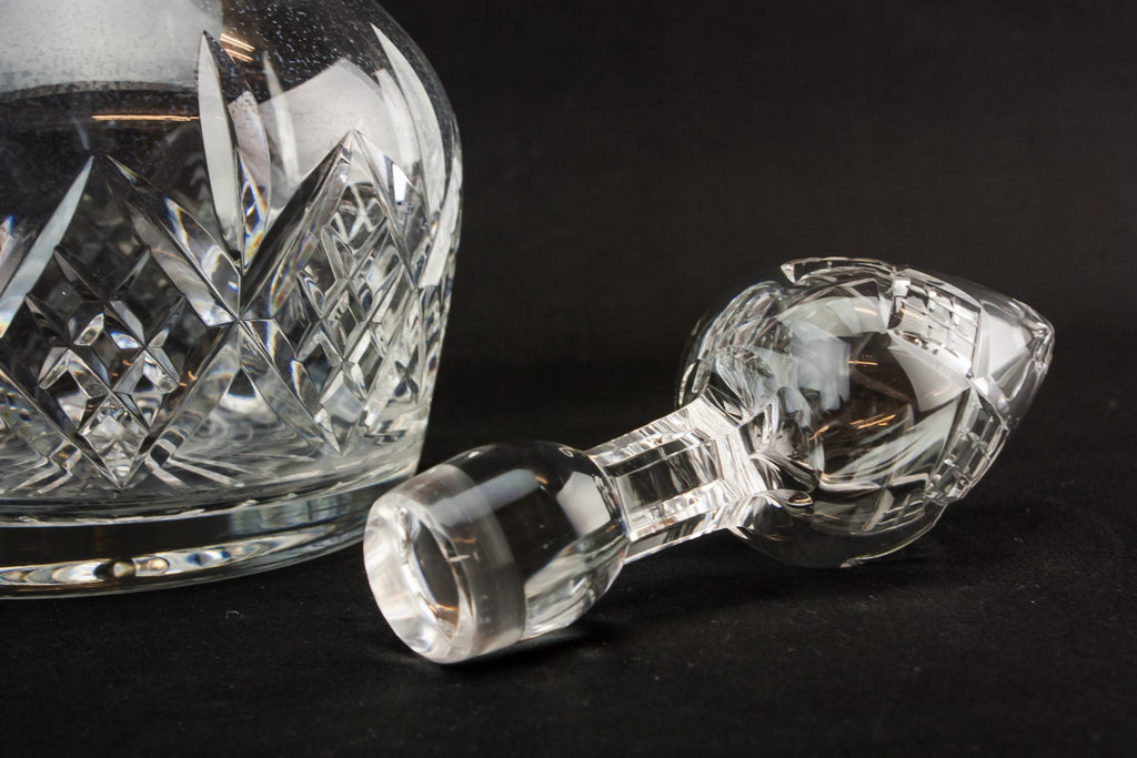 Wine cut glass decanter