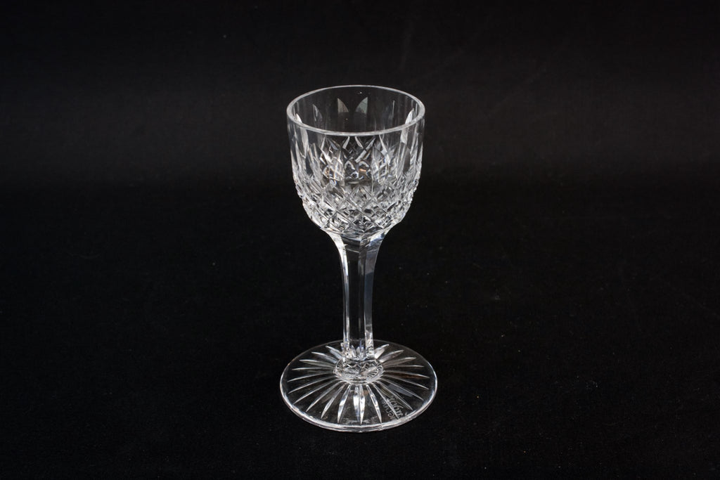 6 cut glass shot glasses