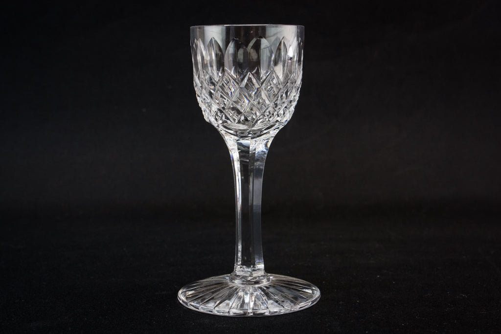 6 cut glass shot glasses