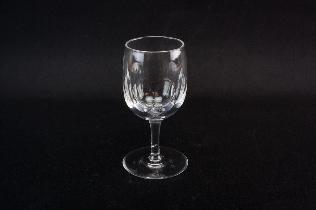 4 crystal port glasses