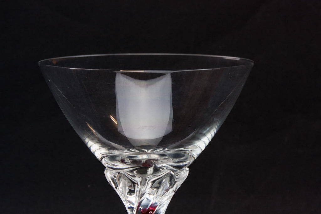 Stem cocktail glass