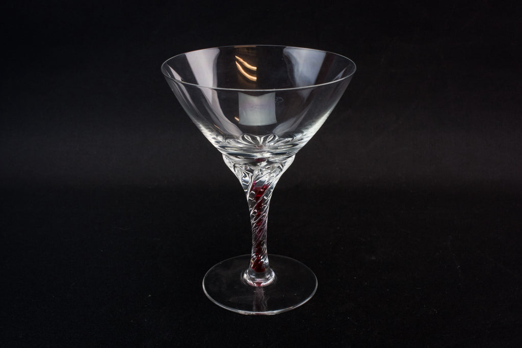 Stem cocktail glass