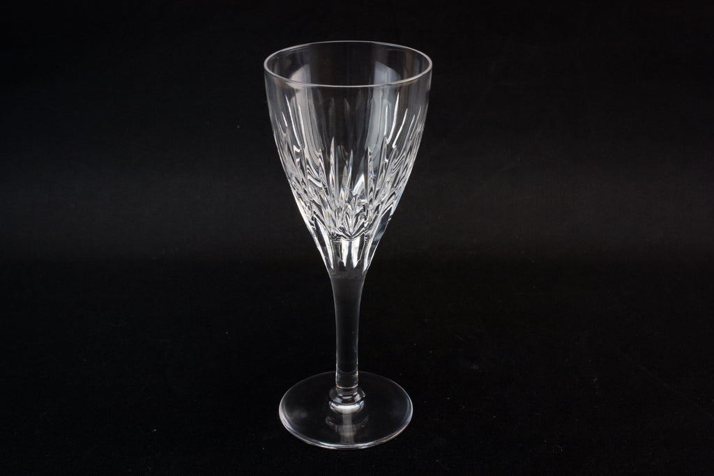 Crystal wine glass