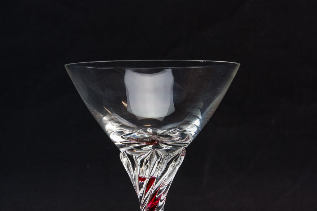 Stem cocktail glass