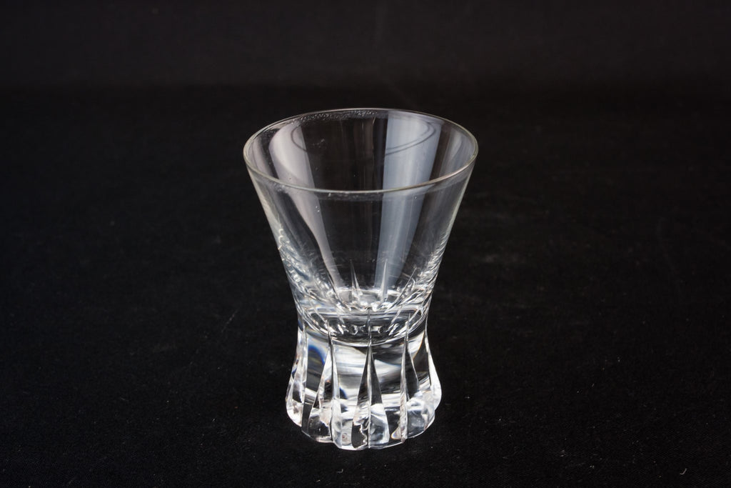 4 crystal shot glasses