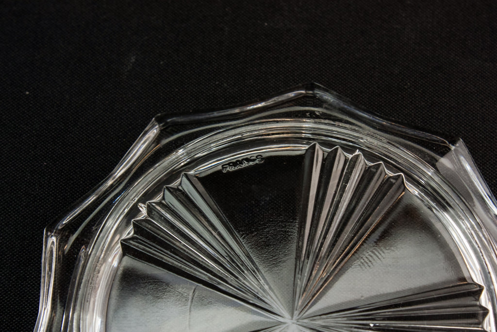 6 Modernist glass coasters