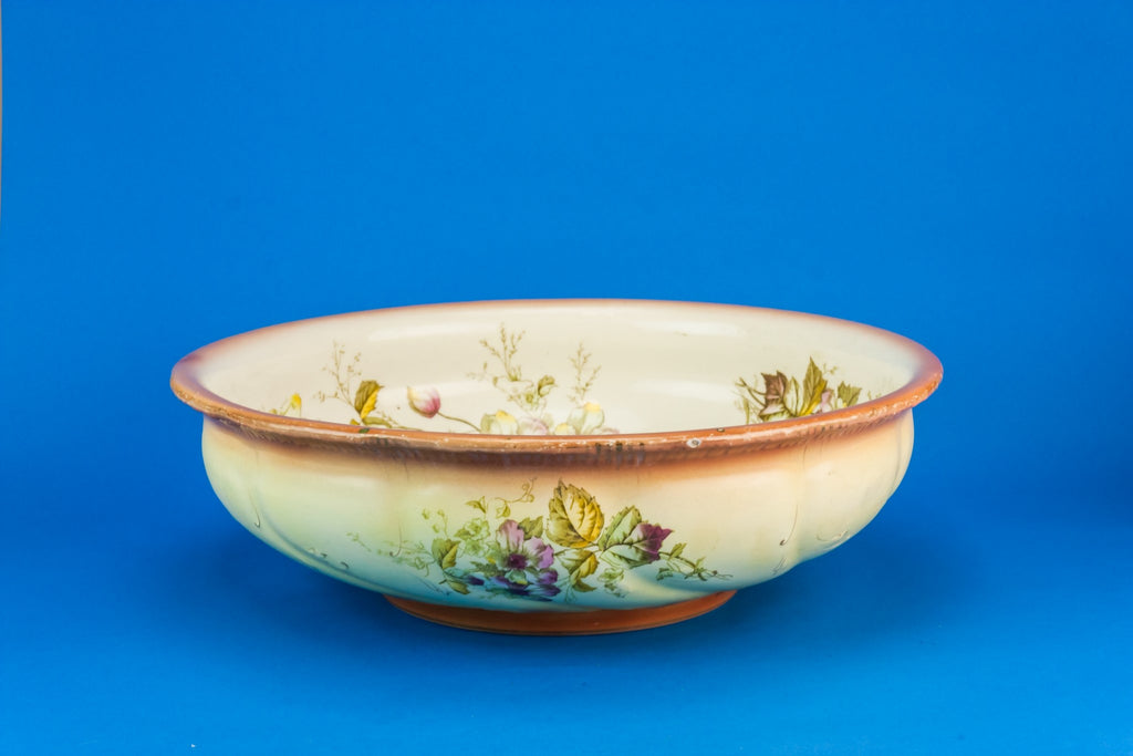 Art Nouveau pottery bowl