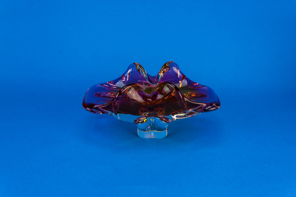Modernist glass bowl