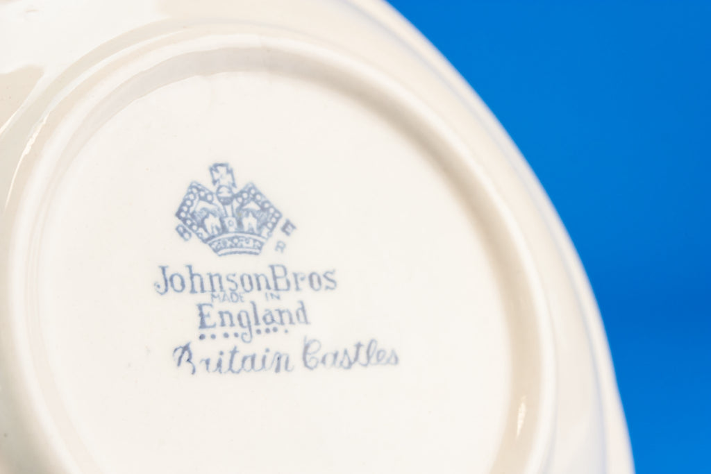 6 retro pottery dessert bowls