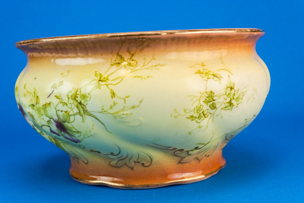 Art Nouveau pottery planter