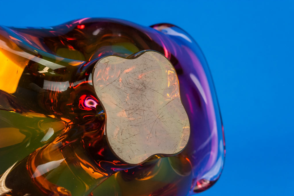 Modernist glass bowl